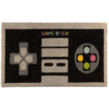Vintage Video Game Controller Door Mat Shaped Coir Doormat
