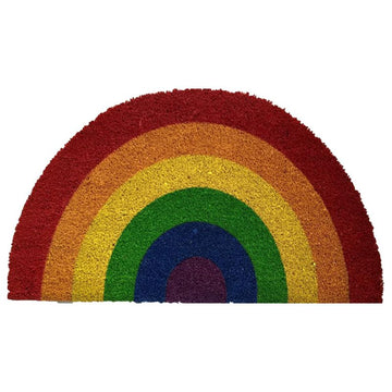 Rainbow Shaped Door Mat Coir Doormat