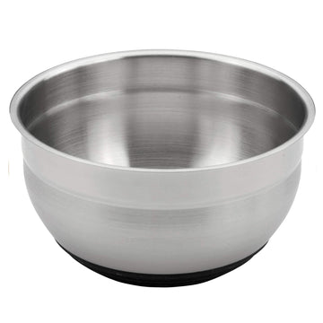 Grunwerg 18cm Stainless Steel Footed Base Mixing Bowl