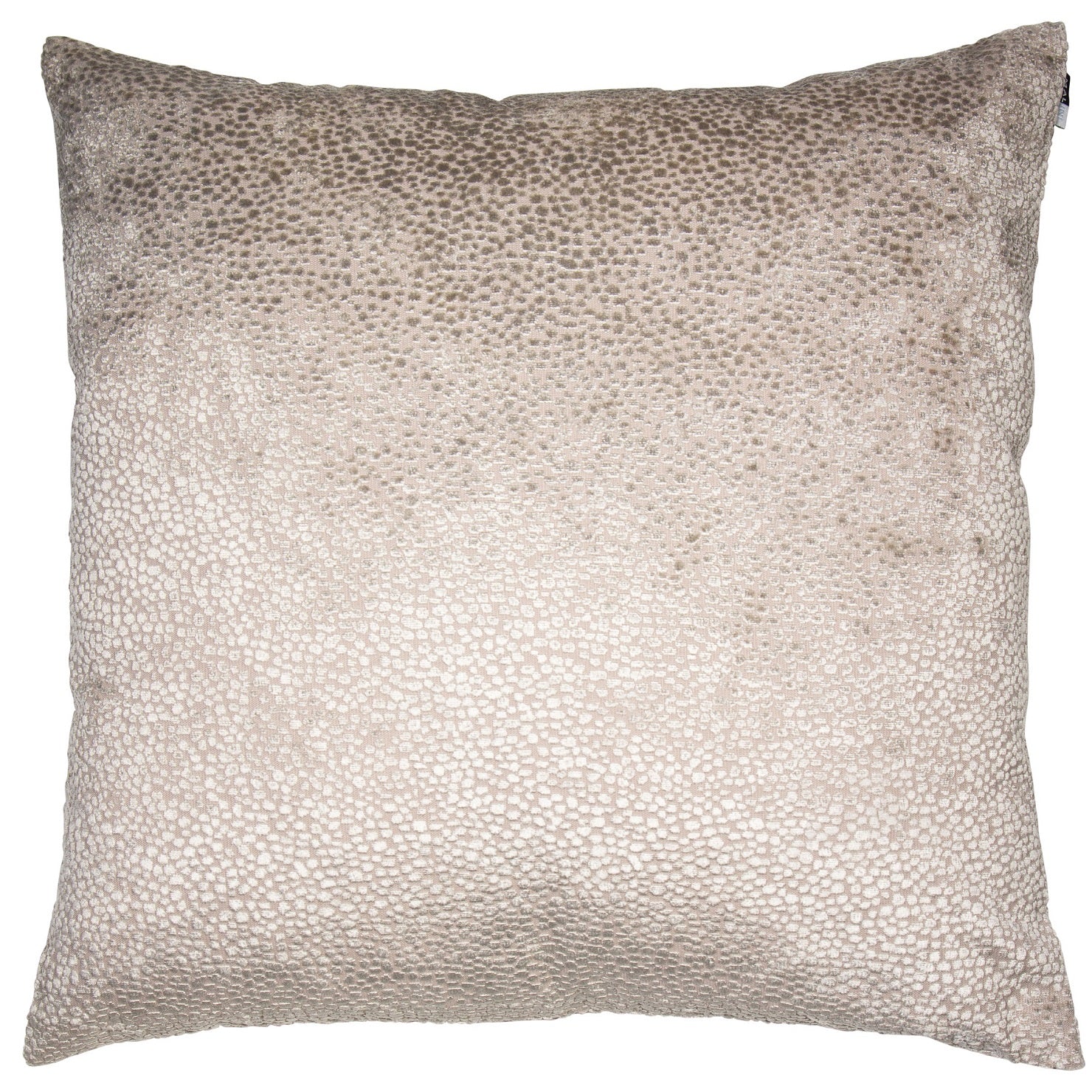 Malini Large Bingham Filled Cushion 43x43cm - Taupe