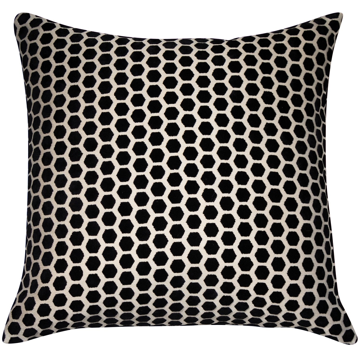 Malini Large Jorvik Filled Cushion 43x43cm - Black