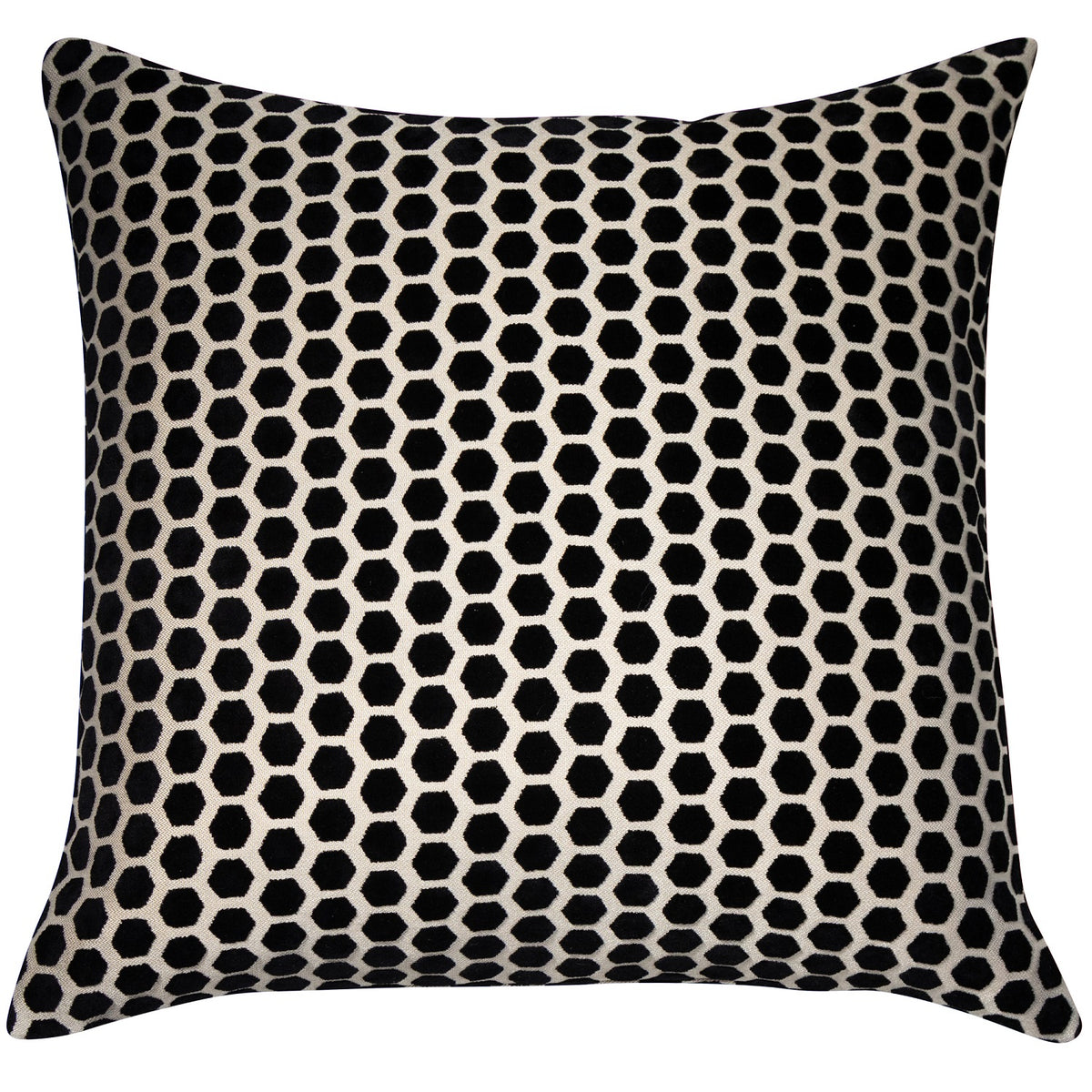 Malini Large Jorvik Filled Cushion 43x43cm - Black