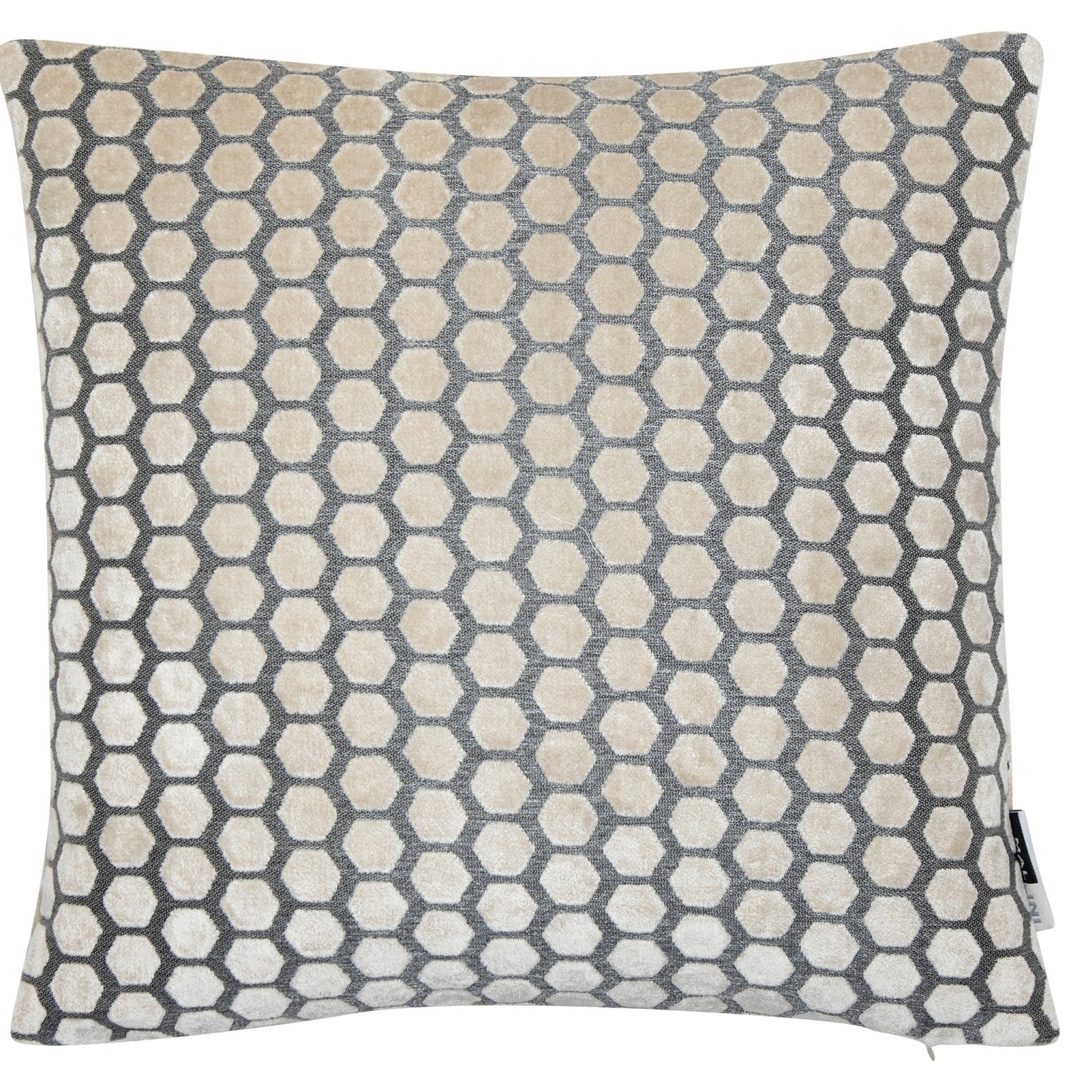 Malini Large Jorvik Filled Cushion 56x56cm - Cream