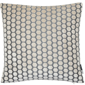 Malini Large Jorvik Filled Cushion 43x43cm - Cream