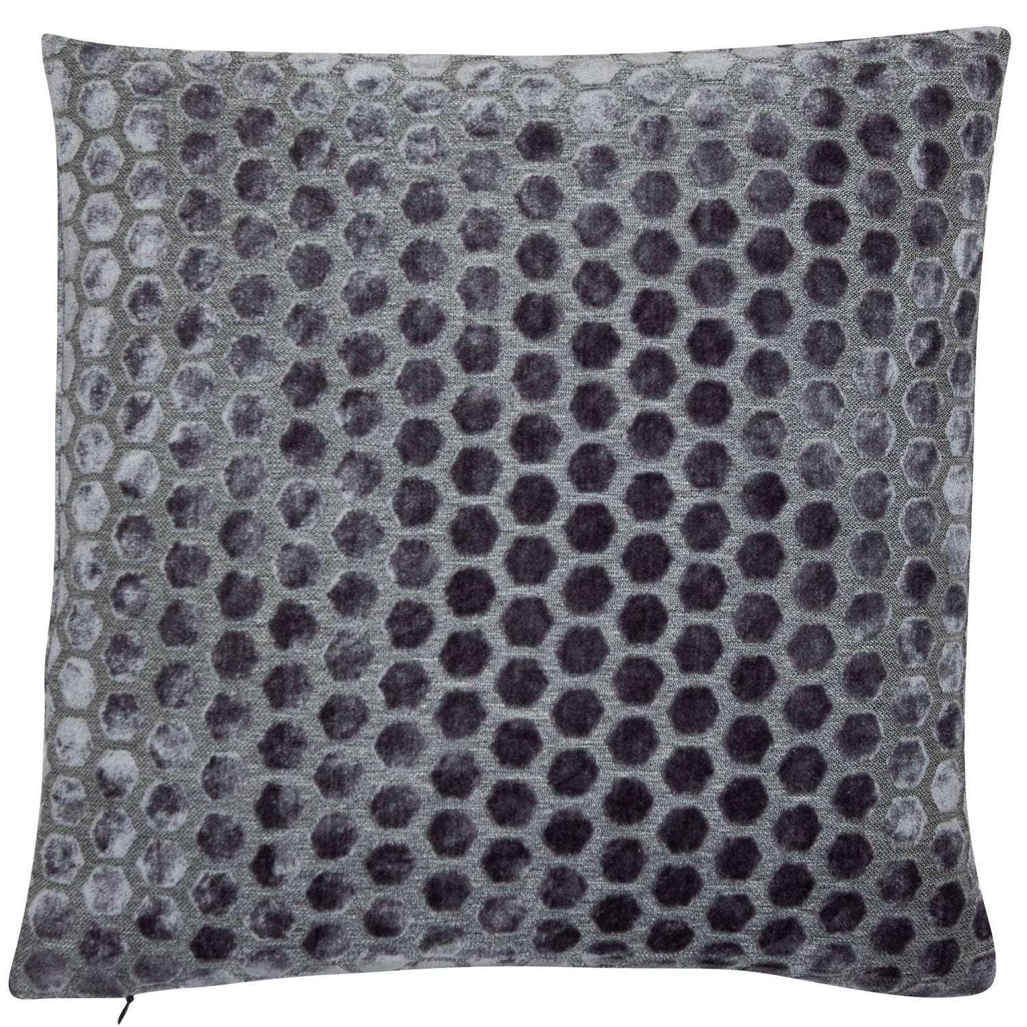 Malini Large Jorvik Filled Cushion 43x43cm - Slate Grey