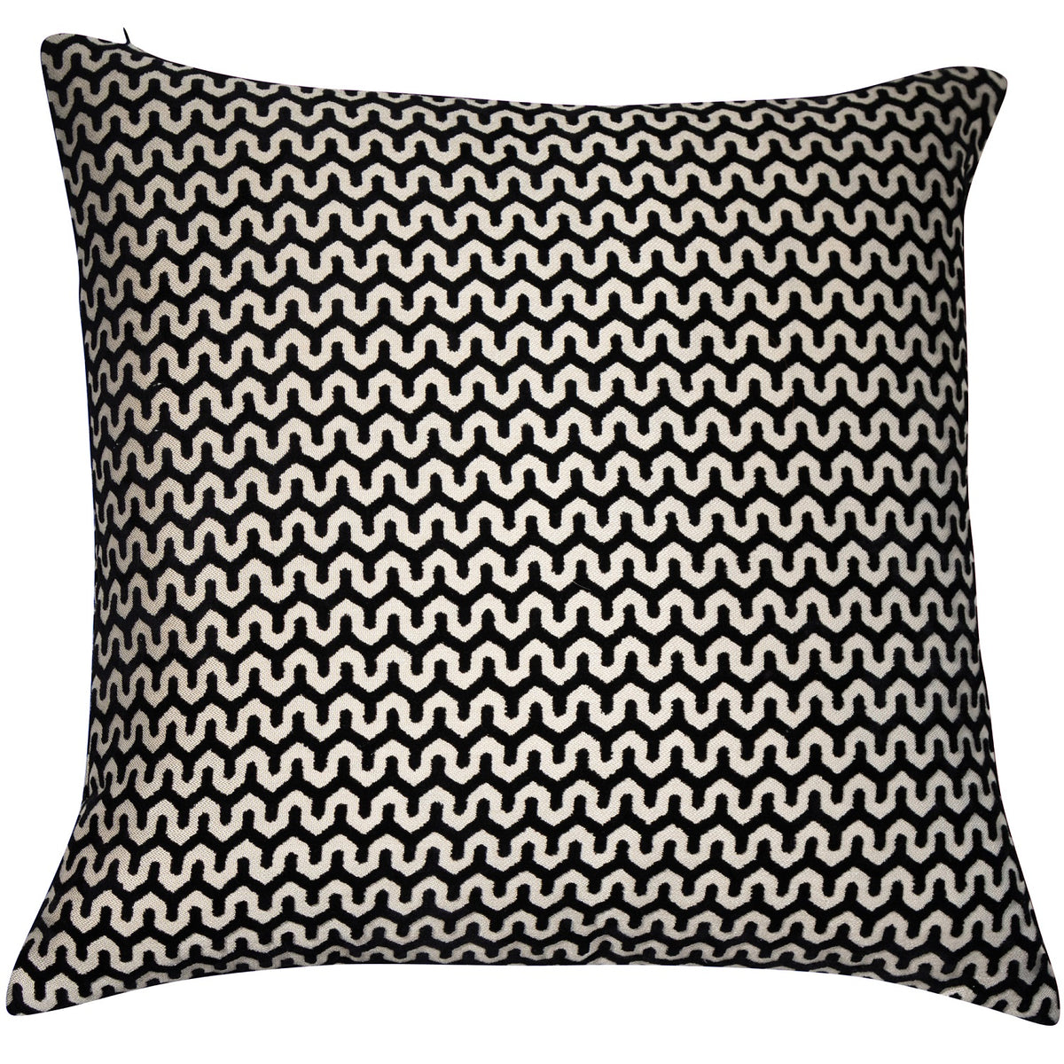 Malini Large Oslo Filled Cushion 43x43cm - Black