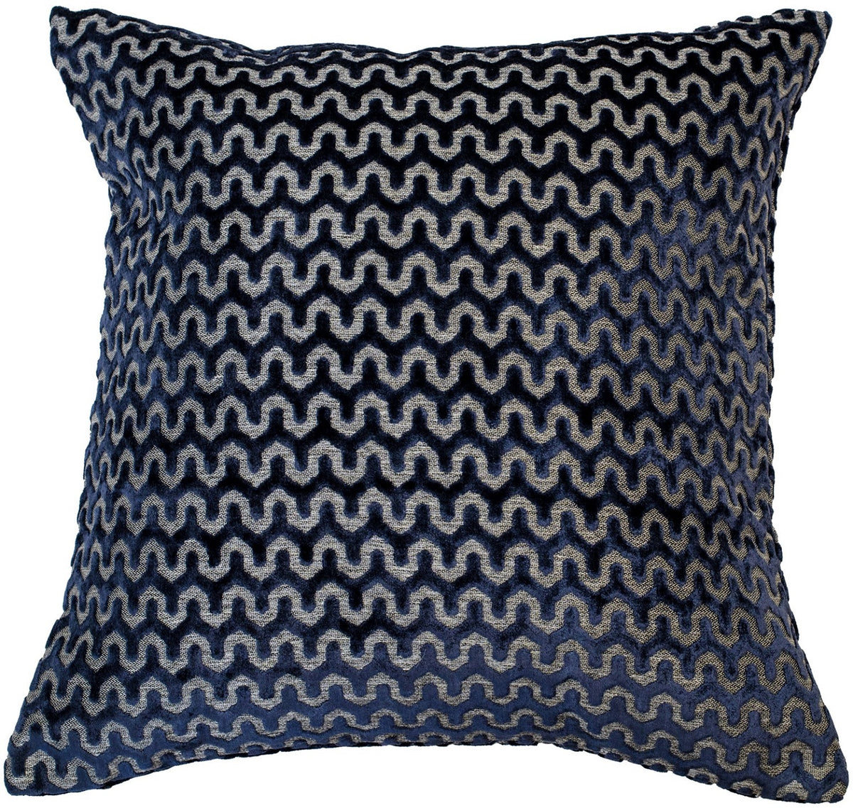 Malini Large Oslo Filled Cushion 43x43cm - Navy