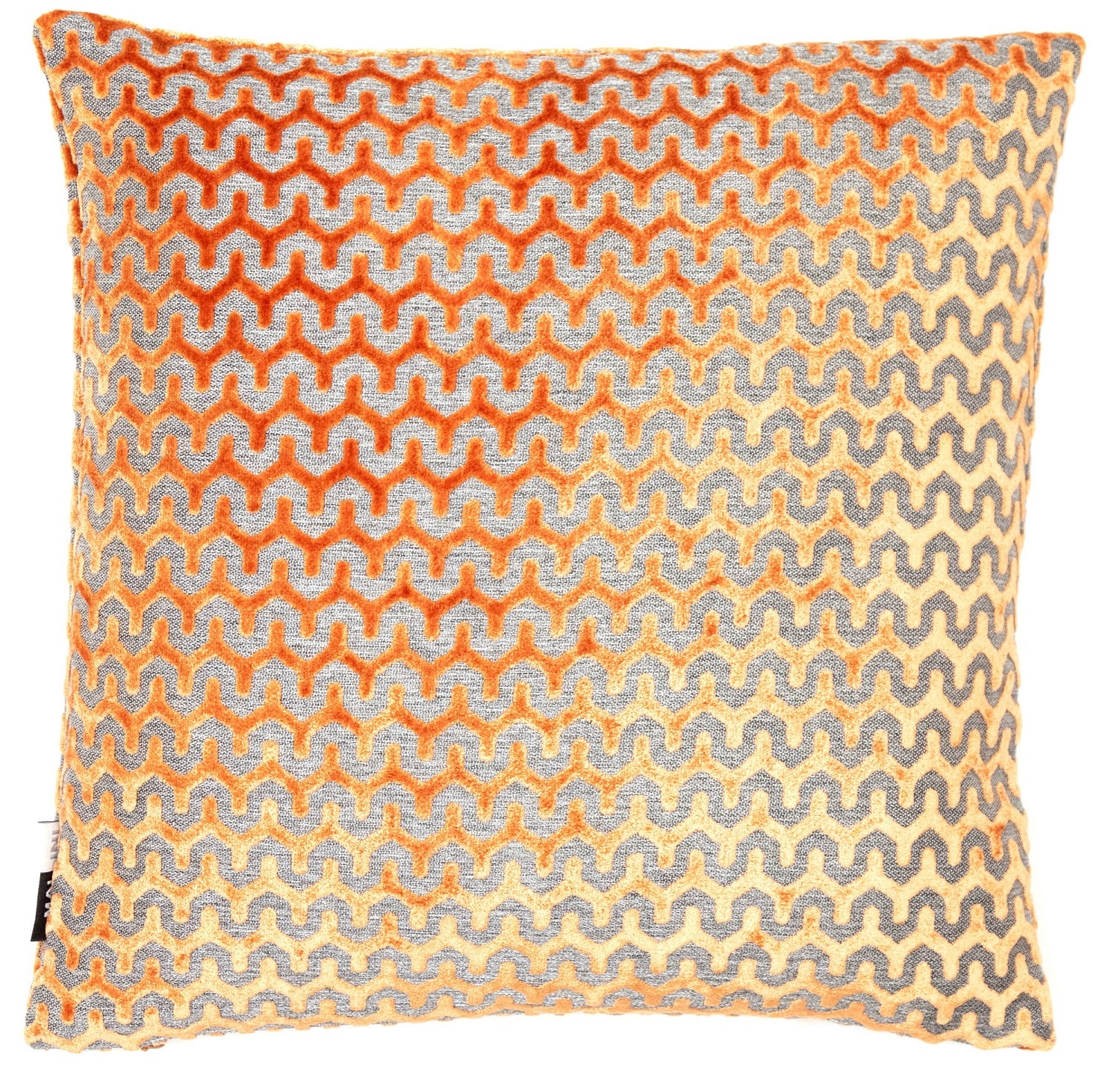 Malini Large Oslo Filled Cushion 43x43cm - Orange Tan