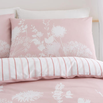 Catherine Lansfield Meadow Sweet Floral Duvet Cover Set, King, Blush