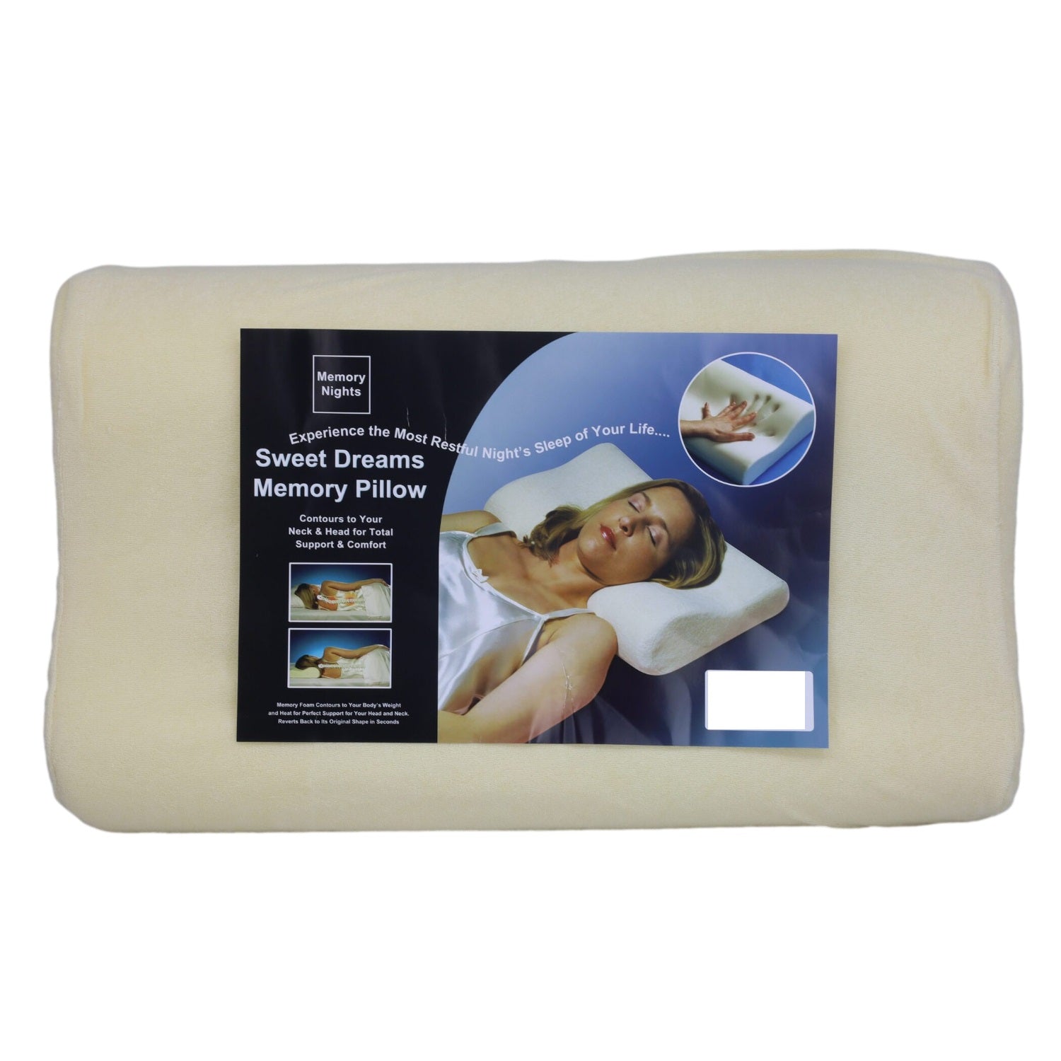 Orthopaedic Memory Foam Contour Pillow - New