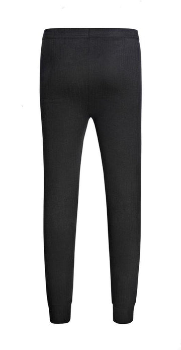 Mens Thermal Long Johns, Extra Large, Black