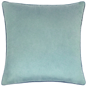 Meridian Soft Velvet Filled Cushion 55x55cm Mineral Teal