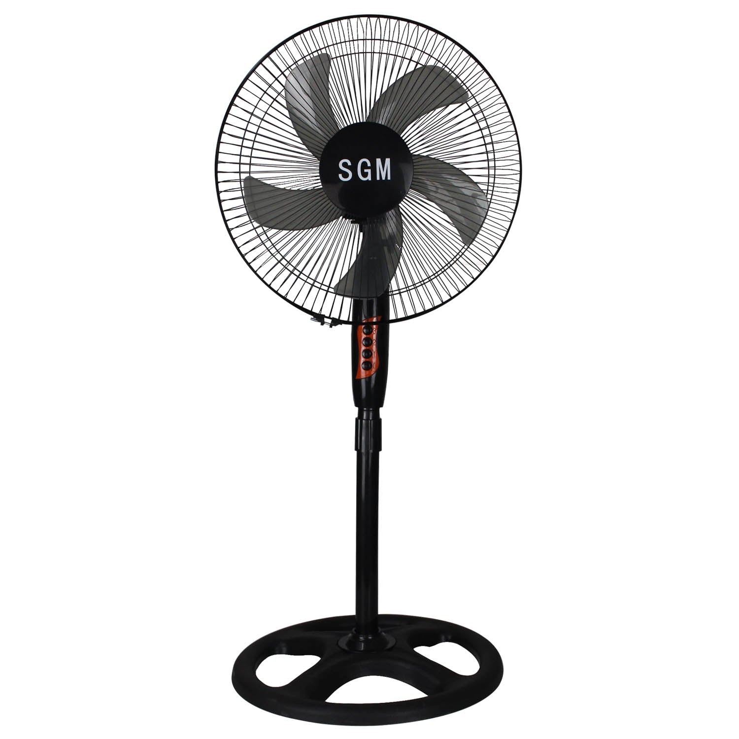 16 Inch Black Oscillating Portable Fan