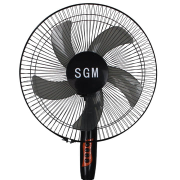 16 Inch Black Oscillating Portable Fan