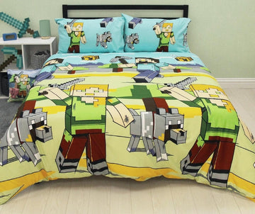 Minecraft Duvet Cover Set, Double, Multi