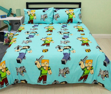 Minecraft Duvet Cover Set, Double, Multi