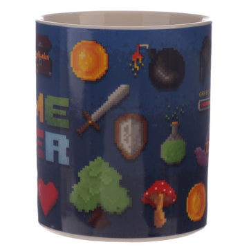 Porcelain Retro Game Over Coffee Mug