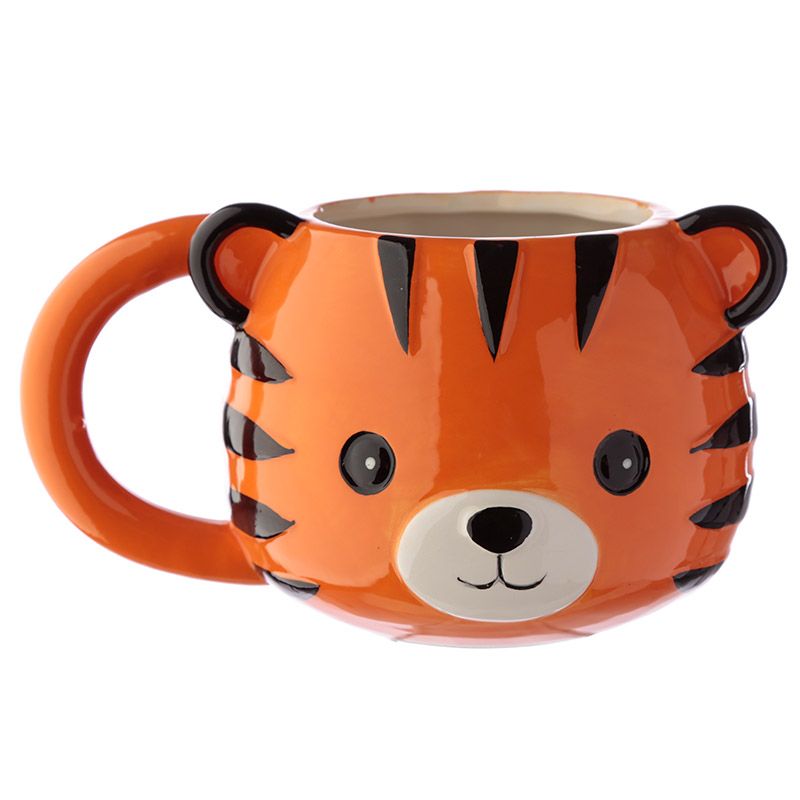 Adoramals Tiger Safari Novelty Ceramic Mug