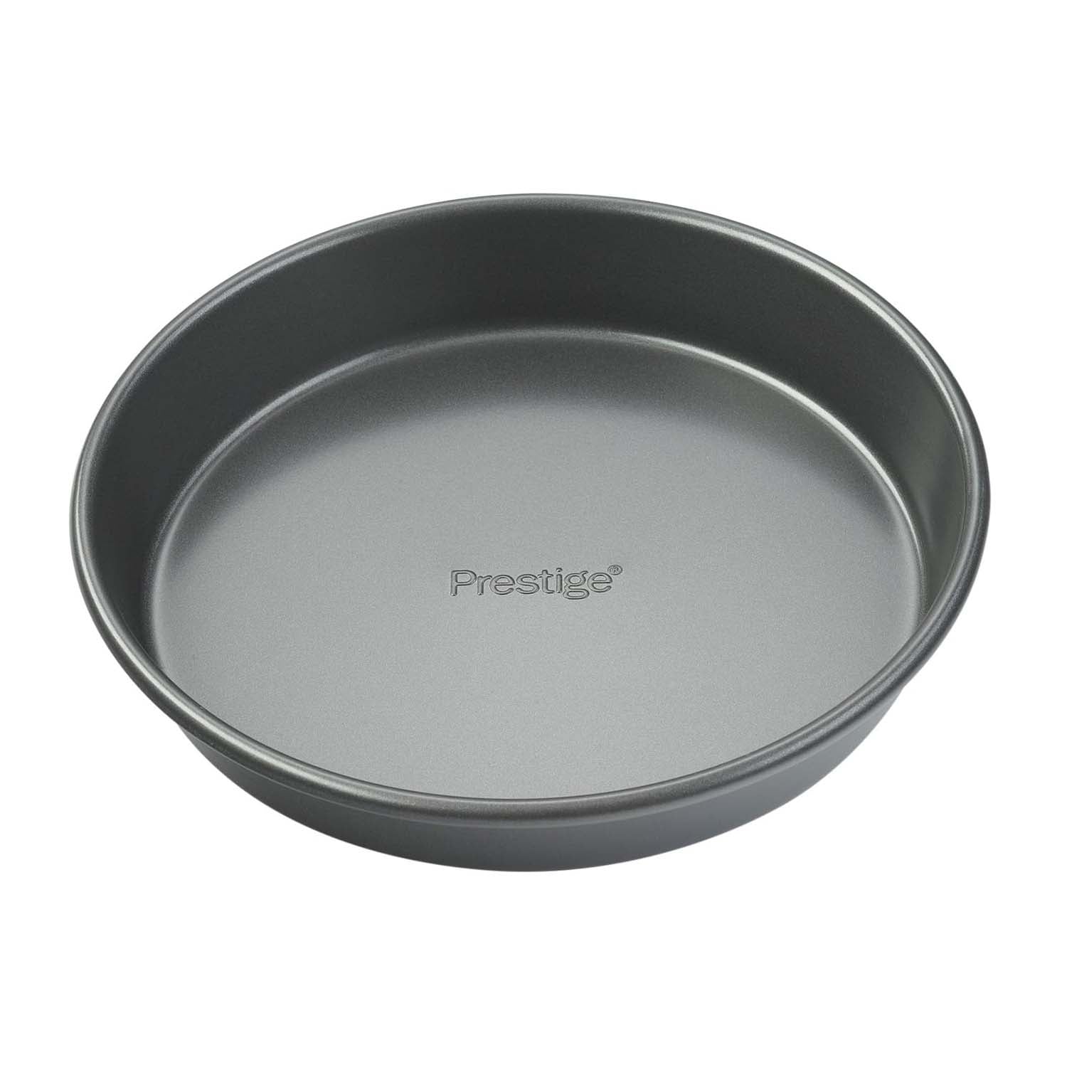 Prestige 8inch Round Black Tin Non Stick Cake Mould Pan