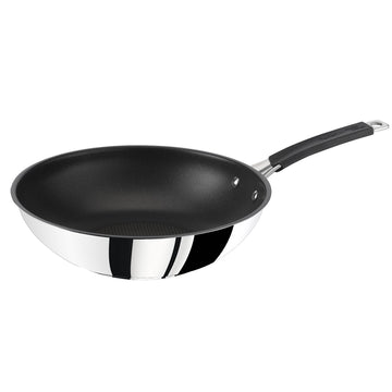 Tefal 28cm Jamie Oliver Stainless Steel Non-Stick Wok