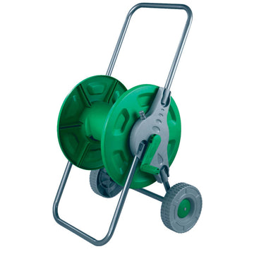 Portable Hose Pipe Storage Trolley Reel Garden Holds 60m