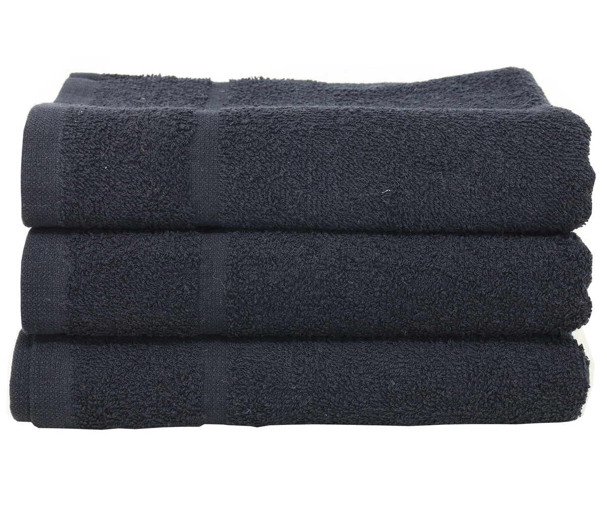 6Pcs Luxury Hair Dresser Barber Hand Towel 400GSM - Black