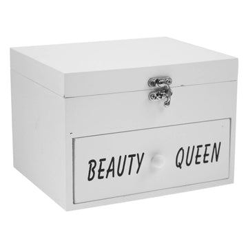 Beauty Queen Wooden Jewellery Box