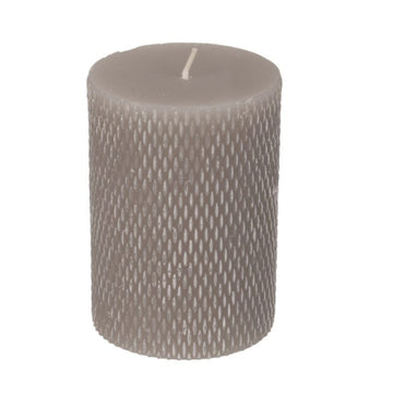 Pillar Candle Dining Living Room Table Indoor Decorative Long Burning time Grey