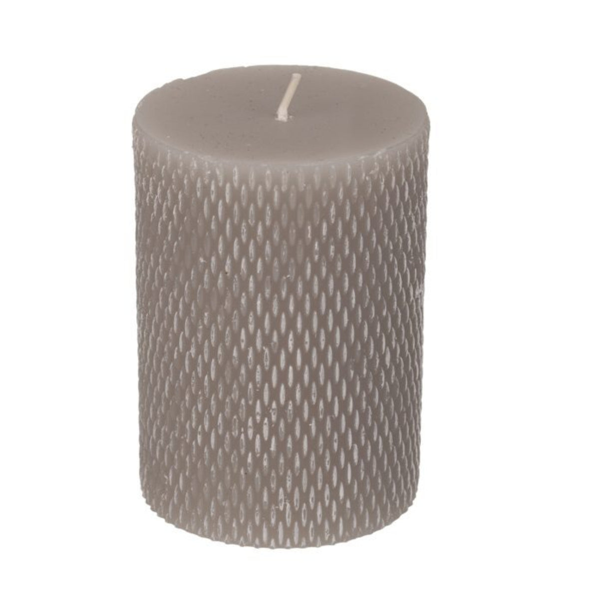 Pillar Candle Dining Living Room Table Indoor Decorative Long Burning time Grey