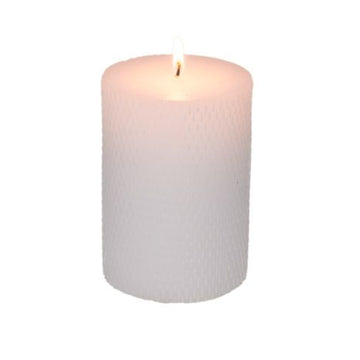 Pillar Candle Dining Living Room Table Indoor Decorative Long Burning time White