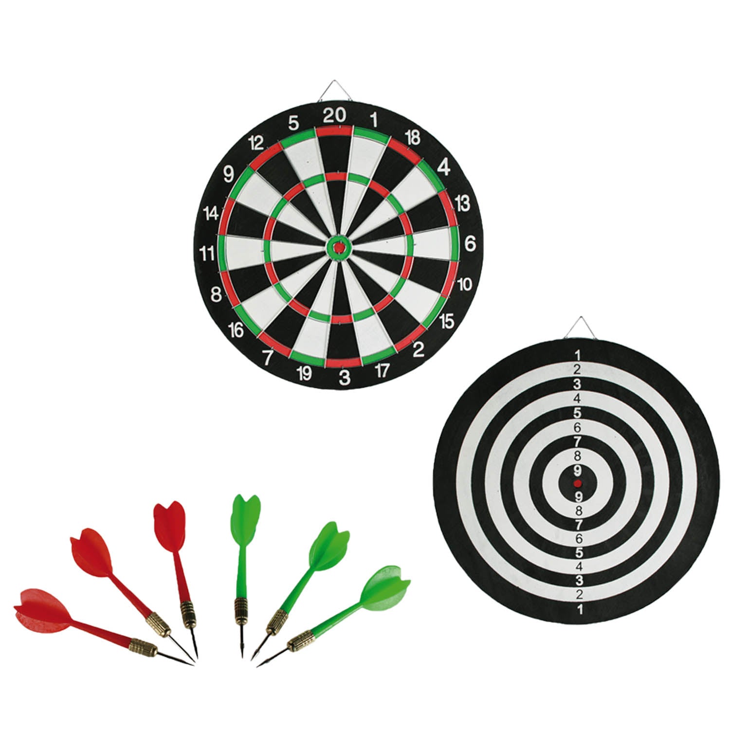 Double-Sided Dartboard Game