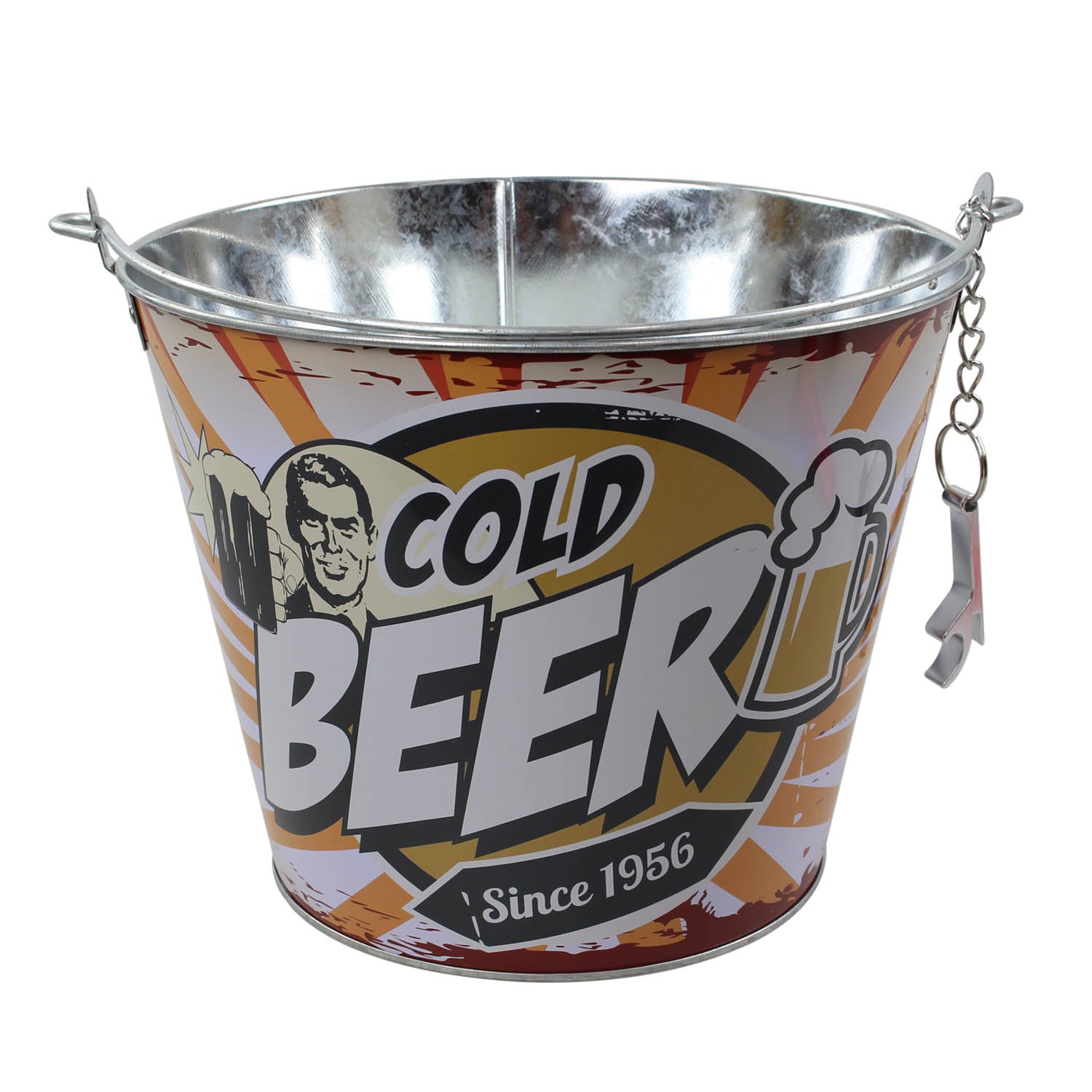 Yellow Ice Beer Bucket