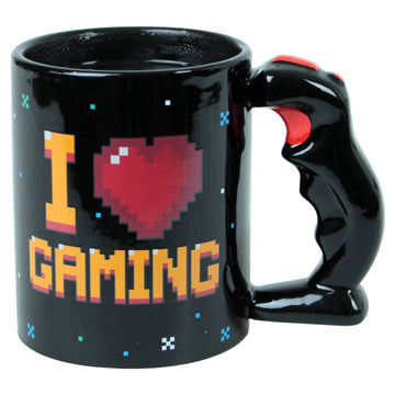 320ml Ceramic Thermal Reactive I Love Gaming Design Mug