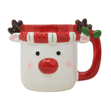 4Pcs Christmas Reindeer Coffee Mug