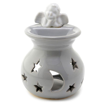 Angel Oil Burner Wax Melts Cherub Star Moon Ceramic