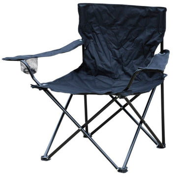 Black Folding Camping Chair