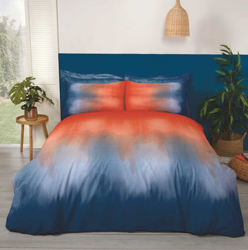 Ombre Duvet Cover Set, Double, Spice Orange