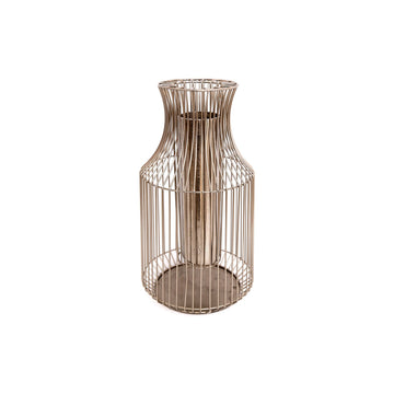 58cm Silver Iron Wire Design Decorative Vase