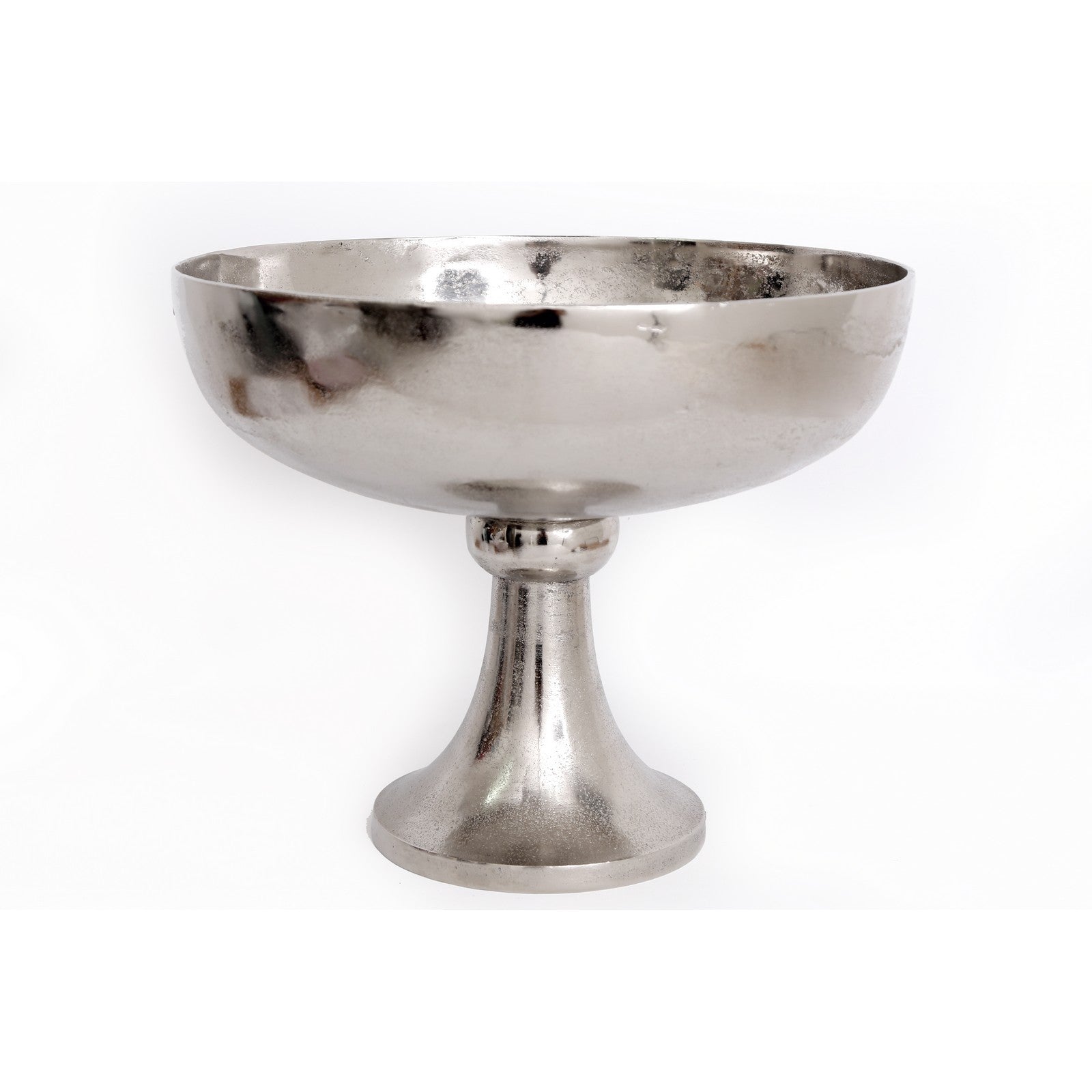 Polished Decorative Bowl w/ Stand Centerpiece