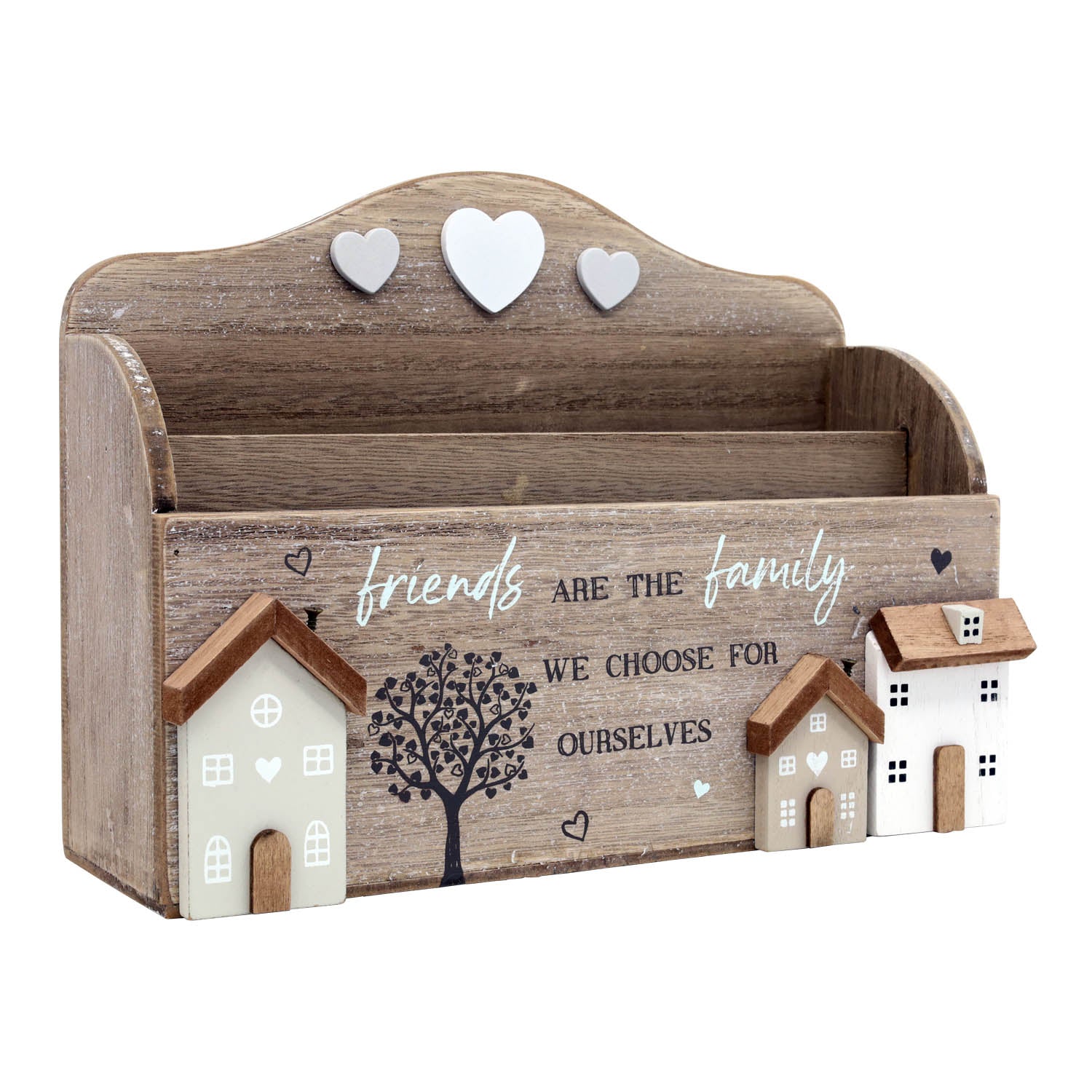 Houses & Hearts Letter Holder