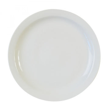 6pcs 21cm White Fully Vitrified Porcelain Serving Dish
