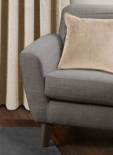 Oxford Velvet Cushion Cover 55x55cm - Cream