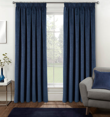 Oxford Velvet Cushion Cover 55x55cm - Navy Blue