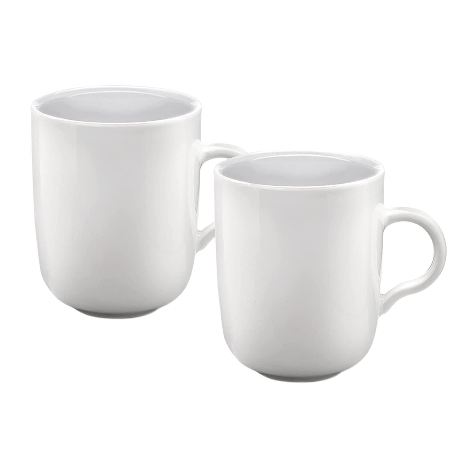 Set of 2 KAHLA Basic White 300ml Porcelain Mugs