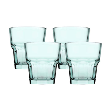 8Pcs 350ml Recycled Haze Glass Tumbler Set