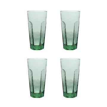 4Pcs 500ml Recycled Haze Glass Tumbler Set