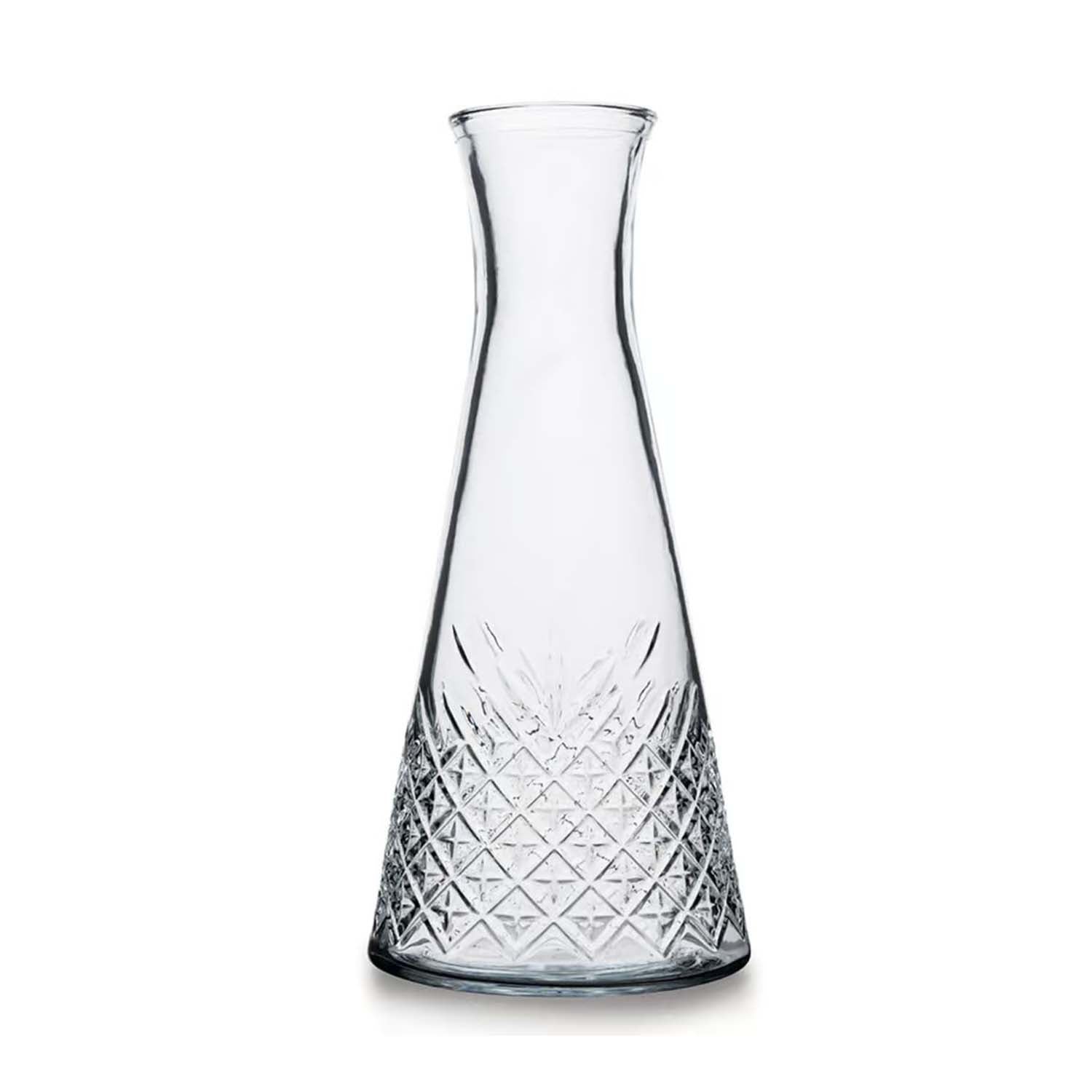 940ml Clear Glass Crystal Cut Carafe