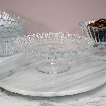 Pasabahce Round Glass Cake Stand