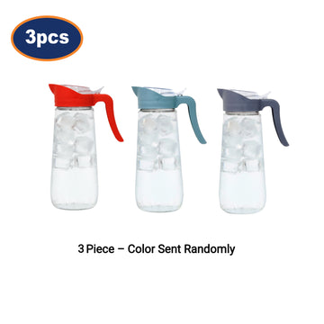 4Pcs 1.6L Clear Glass Pitcher