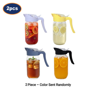 2Pcs 1 Litre Glass Pitcher